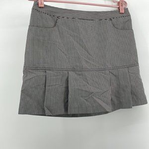 Adidas striped golf tennis skirt skort active nautical beach vacation sz 6